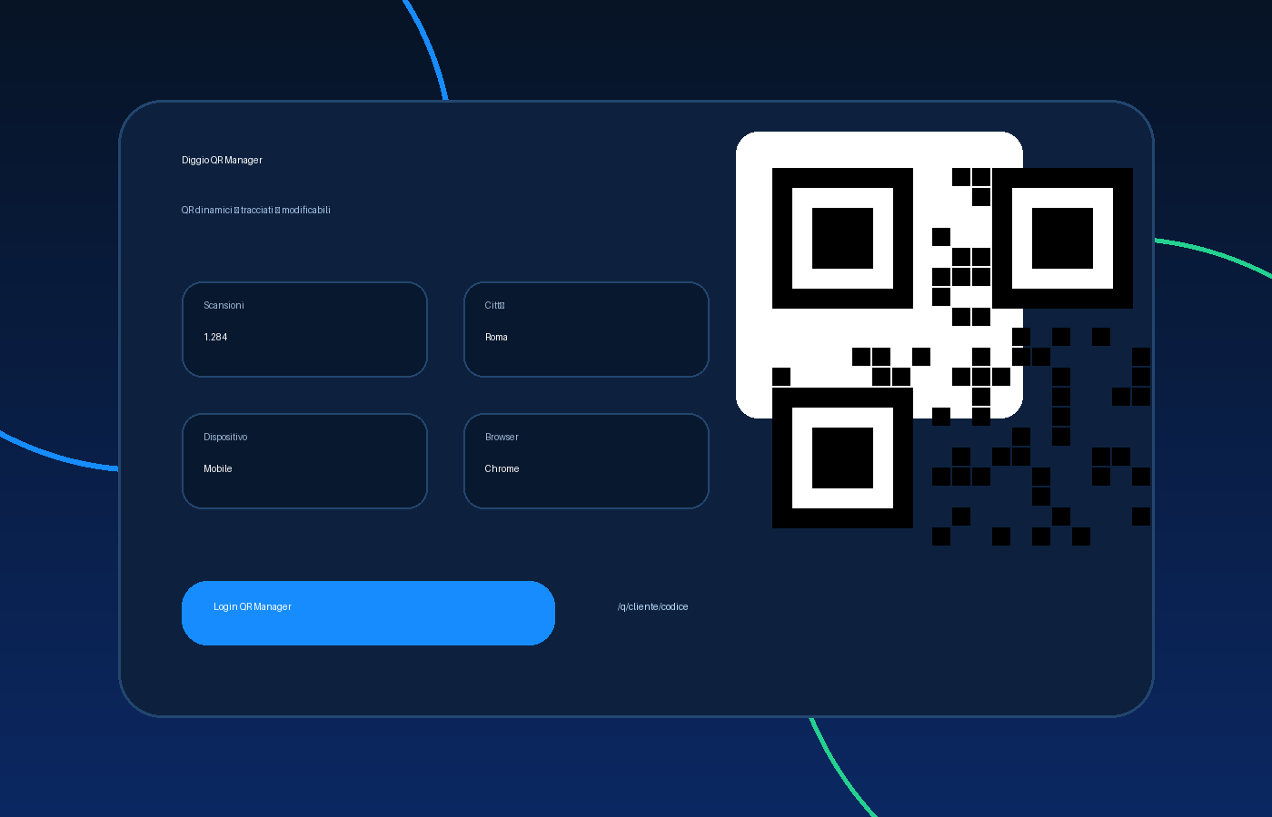 Diggio QR Manager QR dinamici e tracciati