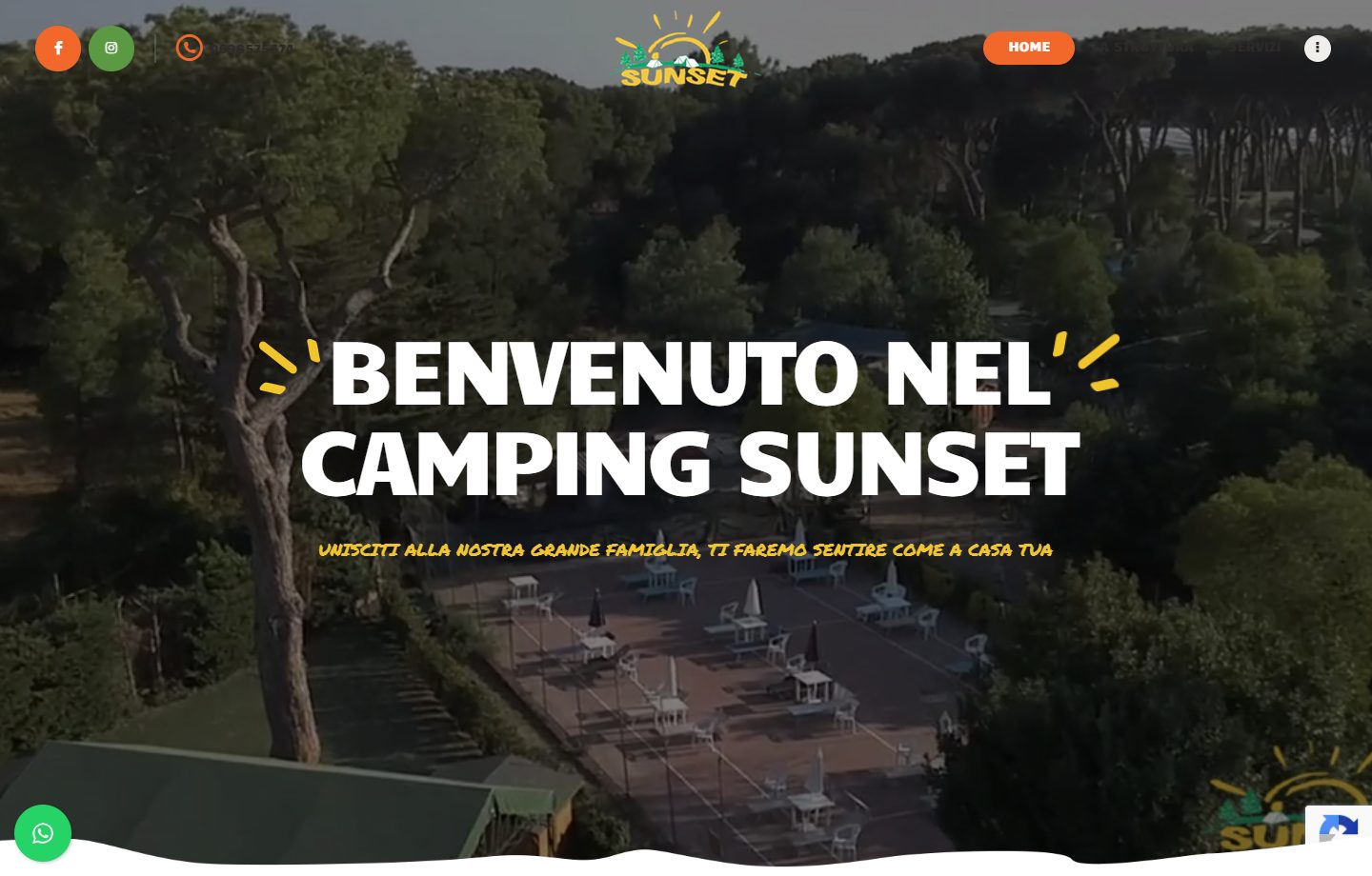 Sito web Camping Sunset