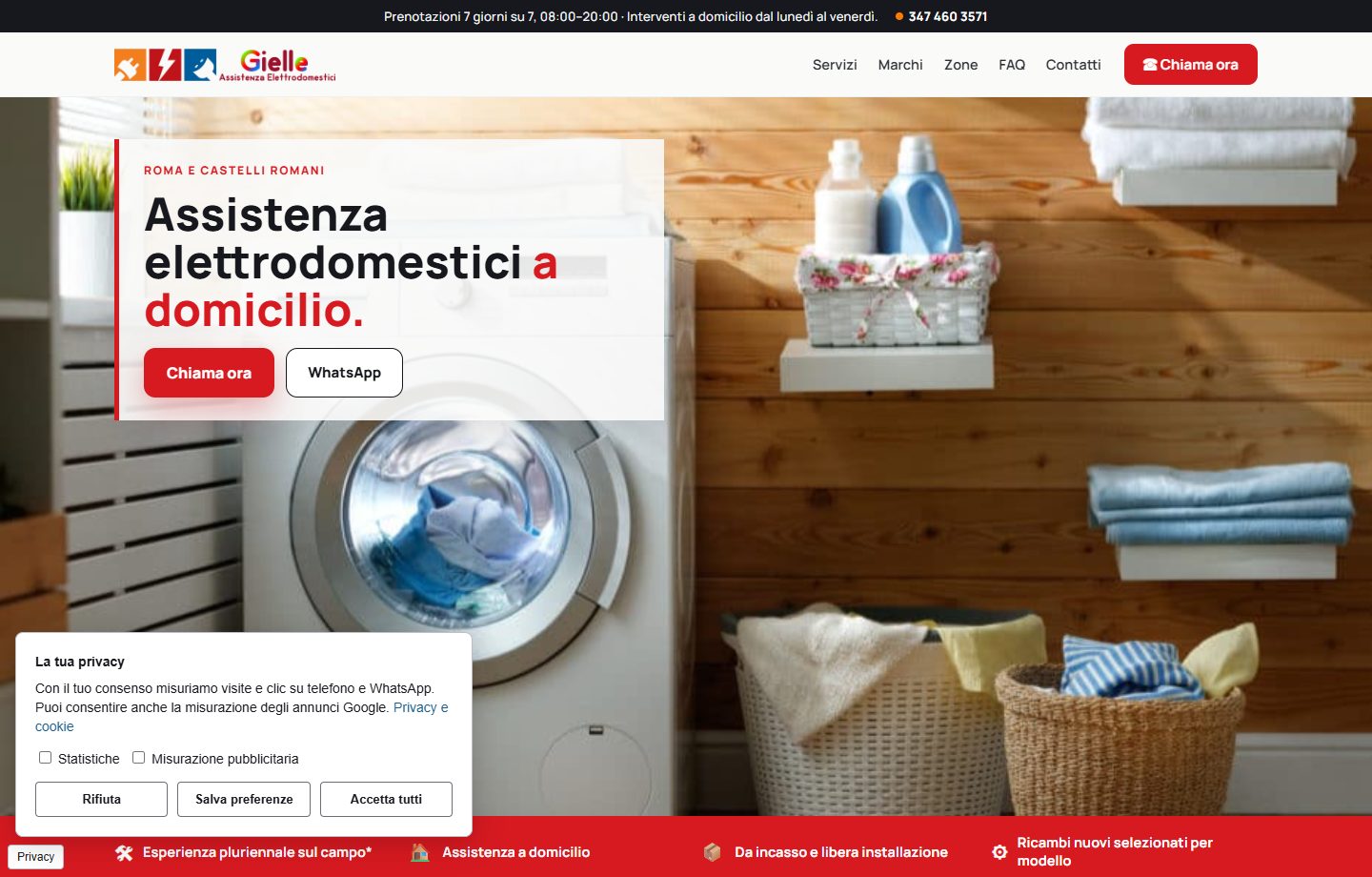 Sito web Gielle Assistenza