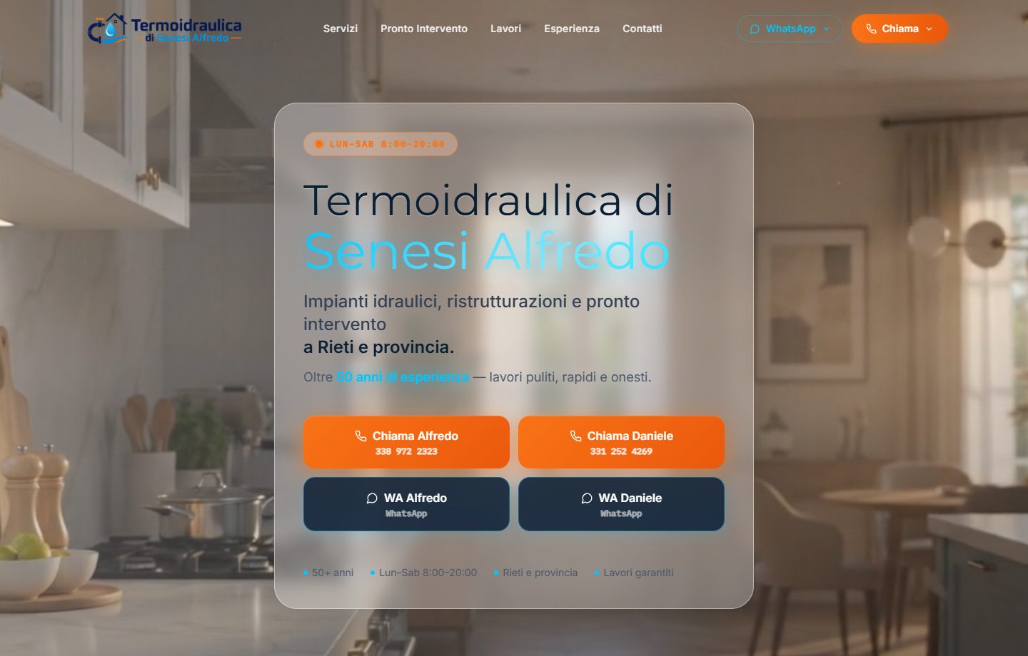 Sito web Termoidraulica Senesi Alfredo