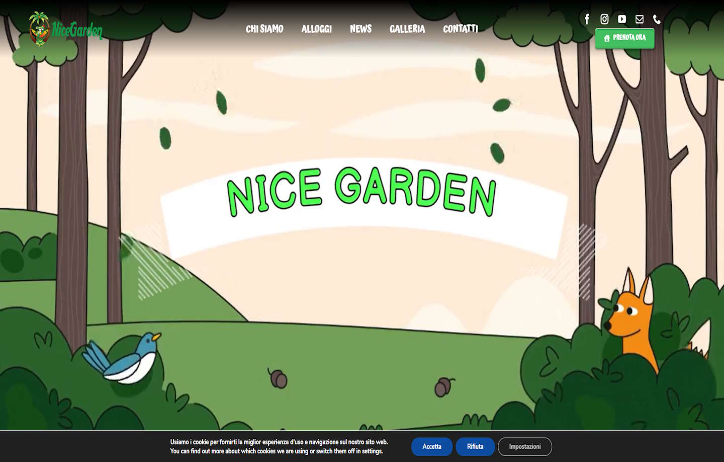 Sito web Nice Garden Village