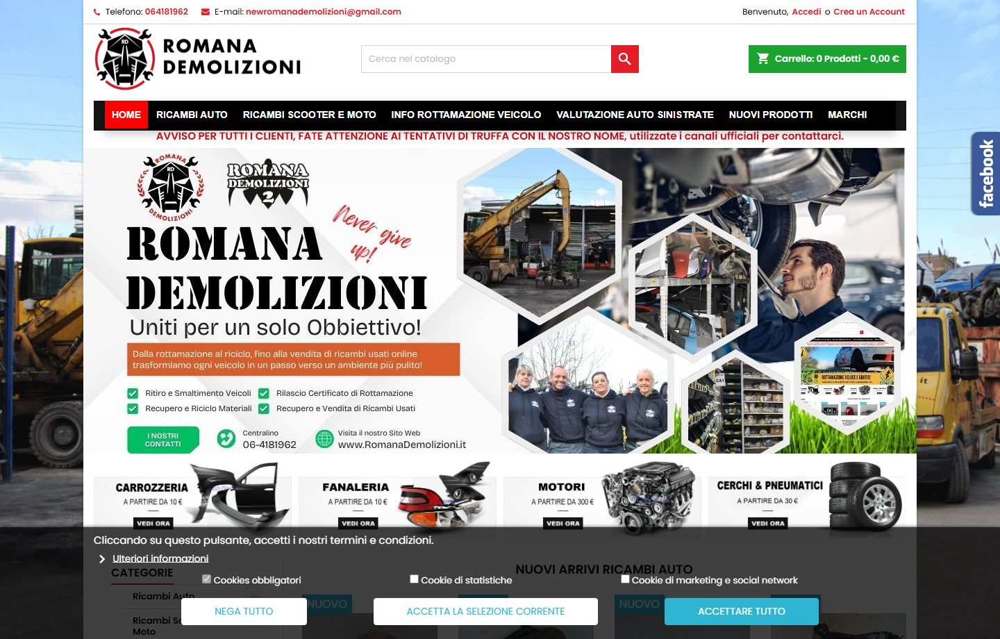 Sito web Romana Demolizioni