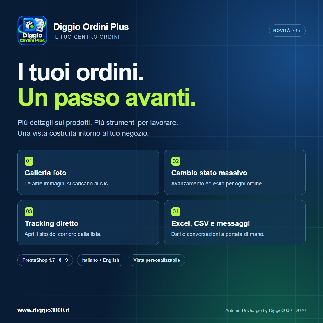 Diggio Ordini Plus